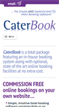 Mobile Screenshot of caterbook.com